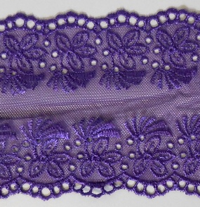 Nylon Lace 4119 10cm (14.5 yard), Purple 183